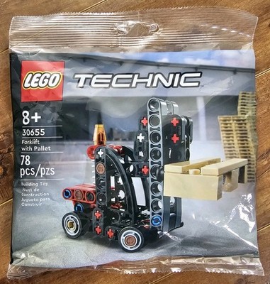 Buy LEGO TECHNIC: Forklift with Pallet (30655) online | eBay