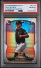 PSA 10 PAUL SKENES 2023 Bowman Chrome Draft Refractor BDC14 RC Pirates GEM MINT