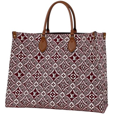 Louis Vuitton On-the-go GM 2WAY Shoulder Bag Monogram Jacquard since1854 Tot...
