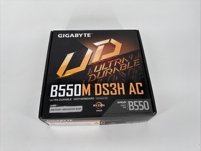 B550M DS3H AC (AM4 AMD/B550/Micro ATX/Dual M.2/SATA 6Gb/s/USB 3.2 Gen 1/PCIe ...