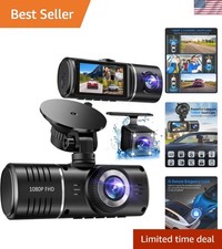 1080P Dash Camera with Night Vision  G-Sensor for Complete Coverage