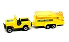 Matchbox Lesney Superfast TP-7 Jeep & Glider Trailer, yellow "Gliding Club"mint!