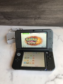 New Nintendo 3DS XL Gray/Black Console Pok&eacute;mon Bundle TESTED - TOP IPS SCREEN