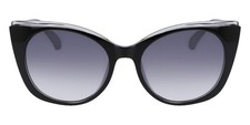 Draper James DJ7047 Sunglasses Women Black Cat Eye 56mm New 100 Authentic