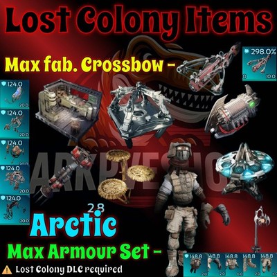 Lost Colony Items Strukturen Sättel ASA PVE  ARK Survival Ascended