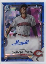 2021 Bowman Sapphire Edition Chrome Prospects Mariel Bautista #BSPA-MB Auto 1g5d