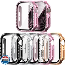 Haojavo 5 Pack Bling Case for Apple Watch Series 11/10 42mm with Tempered Gla