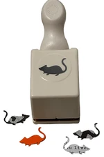 Martha Stewart Mouse Christmas Craft Paper Punch 1 Inch Preowned Works
