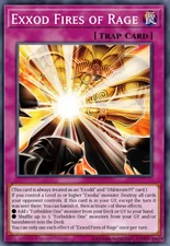 Yugioh! Mega Tins 2025 1x PScR Exxod Fires Of Rage
