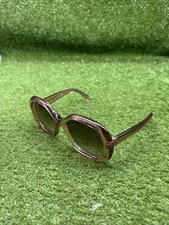 CELINE PARIS CL40163I 72F Pink Transparent Havana Round Sunglasses Frames.   39