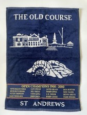 The Old Course St Andrews Golf Handtuch The Open Champions 1900-2000 23 x 16 Zoll