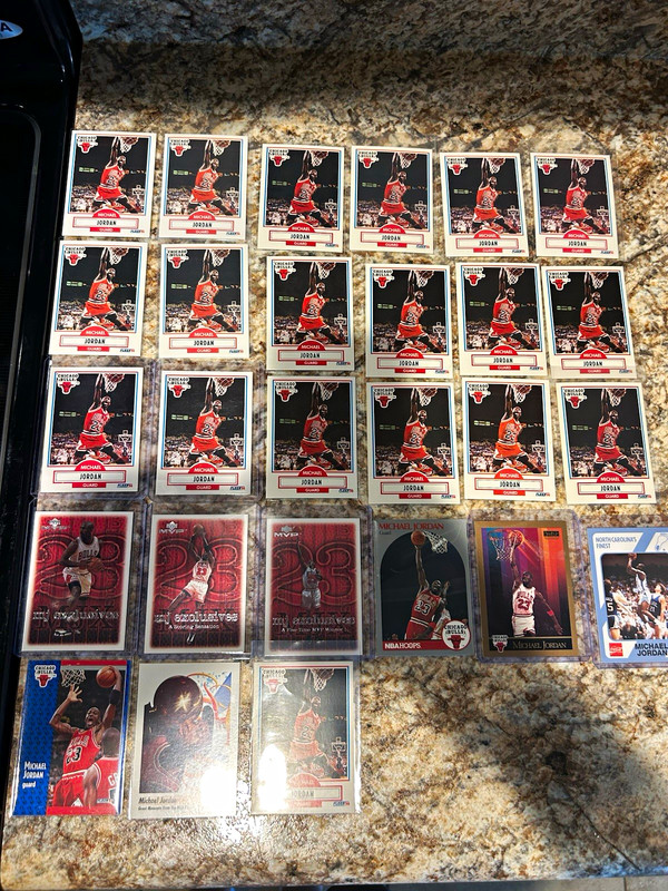 Jordan Chicago Bulls 27-Card Lot NBA  Basketball