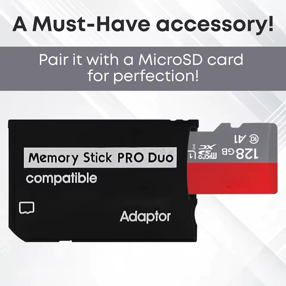 Micro SD to MS Pro Duo Adapter for PSP for Sony PSP 1000 2000 or 3000 - Image 2 of 3
