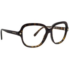 Image of Coach Sunglasses Frame Only HC 8192 (L1613) 539413 Dark Tortoise Butterfly 56 mm