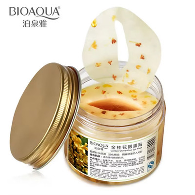 BIOAQUA 80 Stück/Flasche Gold Kollagen Gel Osmanthus Augenmaske Frauen Molkenpro