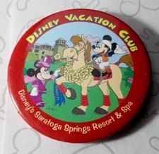 Disney Vacation Club Saratoga Springs Resort & Spa DVC Button Pin 32674