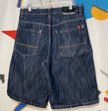 Vintage Southpole Jeans Shorts Red Tab 36 Y2K Baggy Jorts Jean Grunge Pinkman