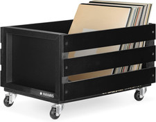 Cassetta Dischi Vinile in Legno - Cassa Porta Vinili 50-80 Dischi LP - Record Bo