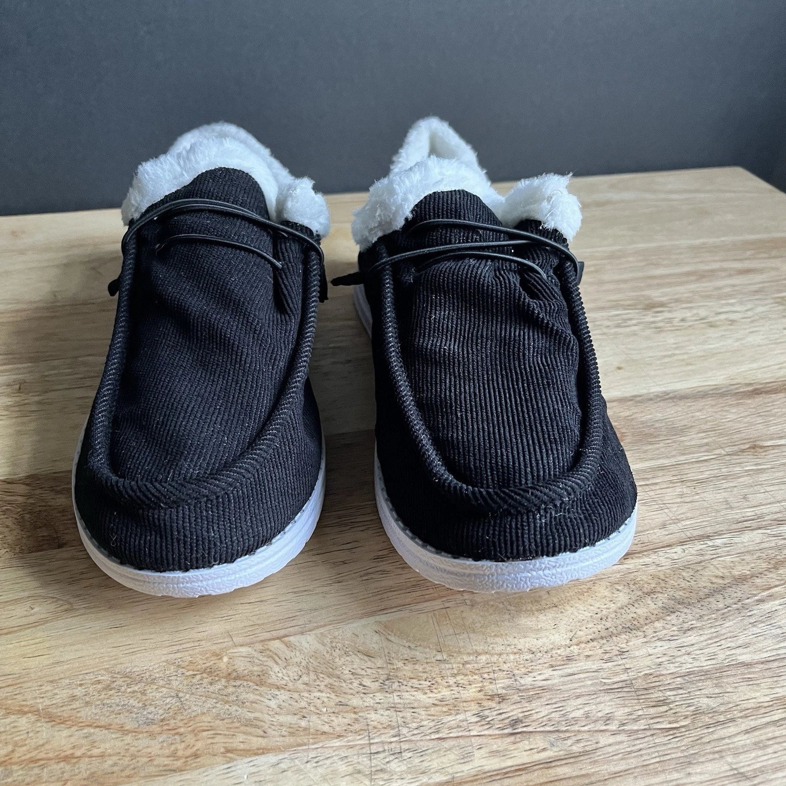 PUMA Scarpe slip on donna taglia 11 nere foderate in pile