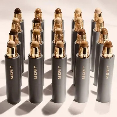 MERIT The Minimalist Perfecting Complexion Foundation Concealer Stick 0.23 oz