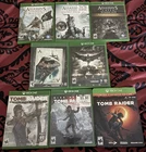 Xbox One 8 Game Lot - Batman - Assassins Creed - Tomb Raider!!!