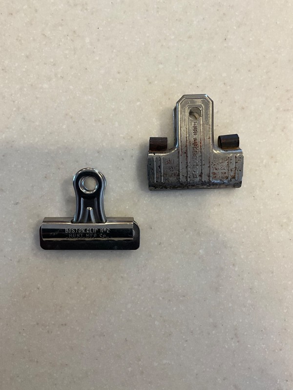 Vintage BOSTON CLIP NO. 2 HUNT MFG. CO. & Esterbrook Clip