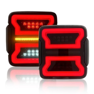 Tail Lights Rear Brake Turn Signal LED Lamps For 2018-2024 Jeep Wrangler JL JUL