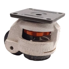 Foot Master GD-60-F-NYN Leveling Caster 50mm Wheel, 58mm Spacing 280Kg Capacity