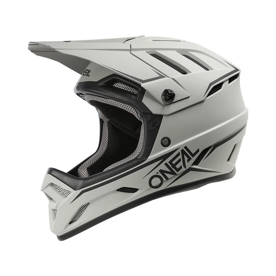 ONEAL Backflip MTB Helm Solid grau Fullface Mountainbike Downhill Fahrrad - Bild 1 von 1