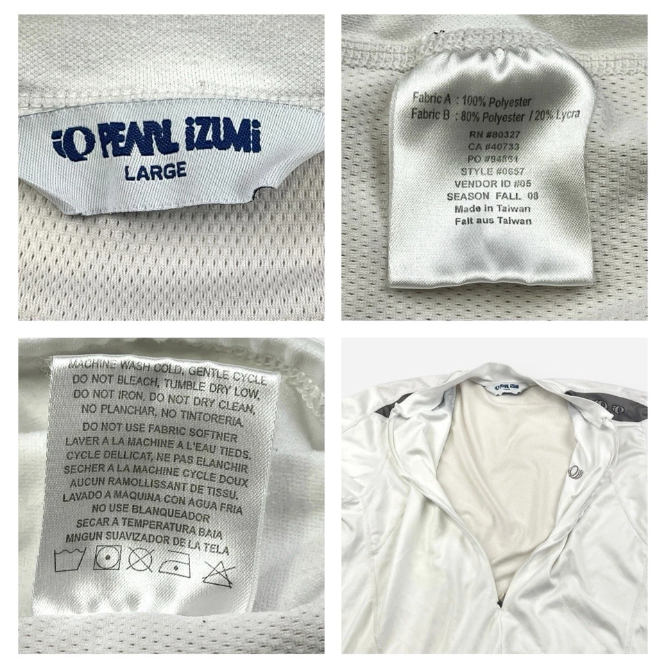 Camiseta de ciclismo adulto XL absorbente capo perla Izumi ATAC Champ System lote de 4 Foto 3 de 4