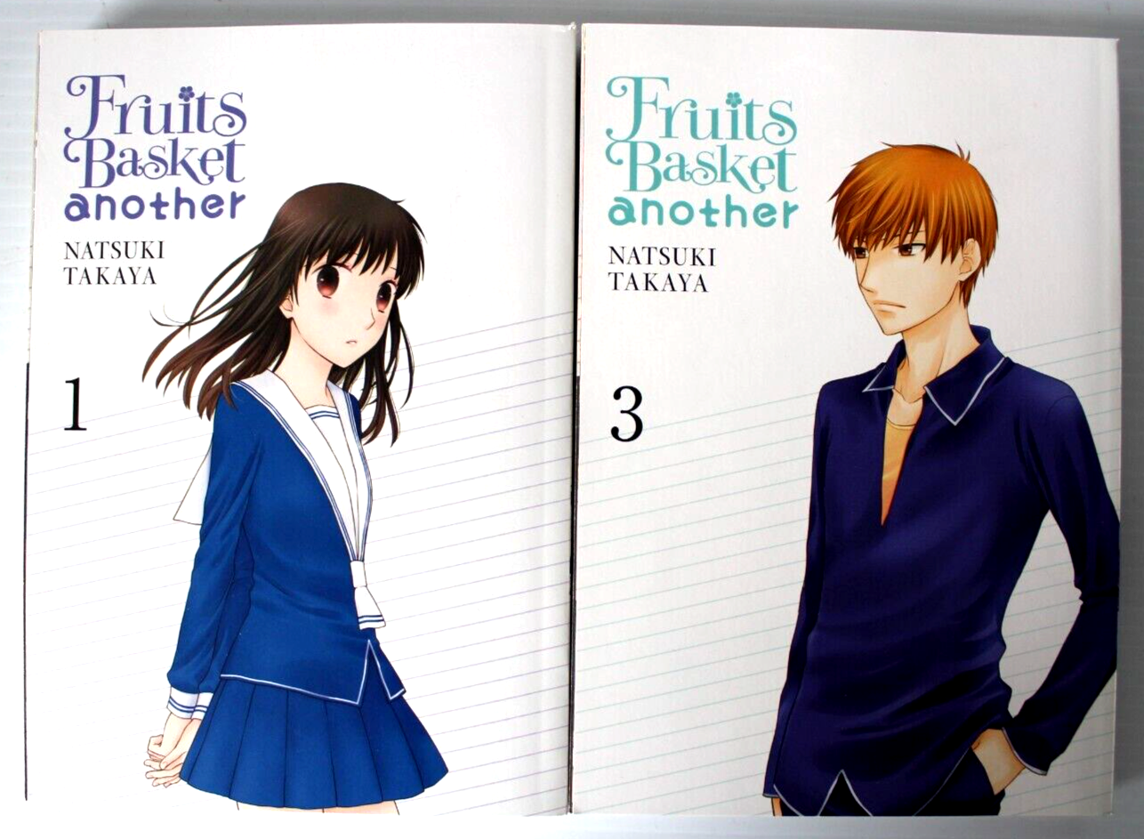 Fruits Basket another Vol. 1 & 3 Manga Graphic Novels Books Lot Natsuki