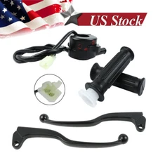 Throttle Housing Switch Brake Levers Grips Set for Yamaha PW80 PW 80 Dirt Bike