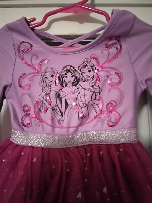 long sleeve disney princess tutu dress Disney Princess Long Sleeve Dress Up Girls Tutu Dress Size 2T