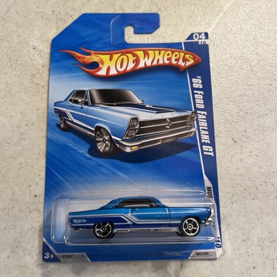 Hot Wheels Mainline 2010 Muscle Mania Blue '66 Ford Fairlane GT - R7507