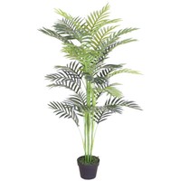 Palme Palmenbaum FäCherpalme Kunstpflanze KüNstliche Pflanze 120Cm Decovego
