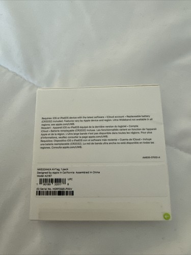 NEW Apple AirTag A2187 - Picture 2 of 2