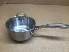 Chantal SLIN35-140C Induction 21 Steel Saucepan, 1 Quart, Stainless
