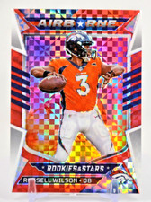 2022 Rookies & Stars Football Russell Wilson #AI-9 Airborne Red Plaid Broncos