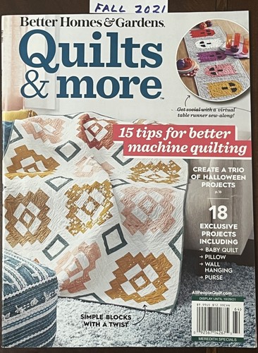 YOU PICK - QUILTS AND MORE MAGAZINE from B H & G, 2006-2020, $2.99-$5.99 - Picture 324 of 347