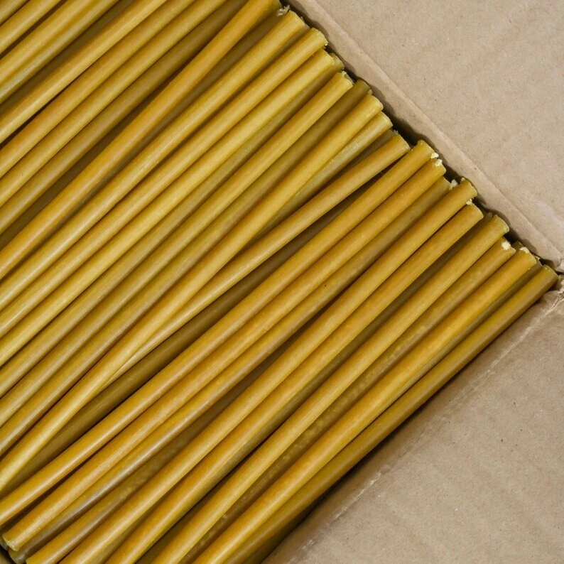 Premium Paraffin Church Candles with Bees Wax - 700 pcs N140 , 5.9 in, ⌀ 0.2 in Foto 4 de 4