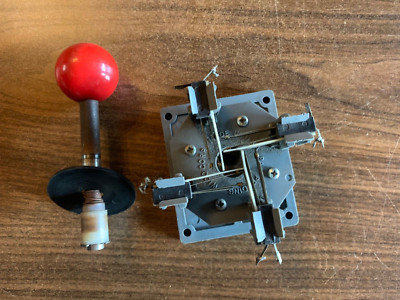 Vintage Arcade Wico Red Ball Leaf Switch 8 way Joystick. 3 1/2 inch shaft. Used.