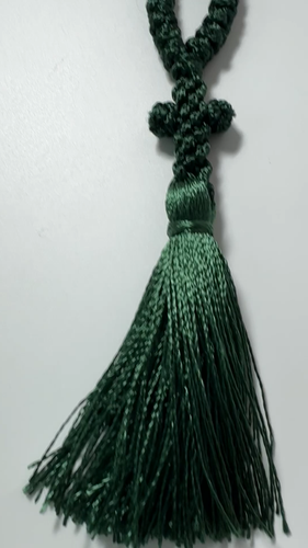 100 knots Green Floss Komboskini Christian Prayer Rope wooden beads Jesus gift - 第 1 支影片,共 1 支