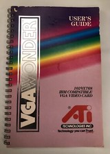 ATI VGA Wonder 1024x768 IBM Compatible VGA Card USERS GUIDE MANUAL ONLY