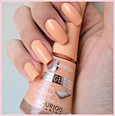 BOURJOIS NAGELLACK 1 SECONDE 51 PALM PEACH 9ML PANORAMISCHER PINSEL NEU