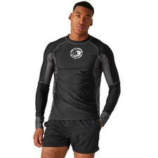 Image of Regatta Mens Long Sleeve Rash Vest Swim Top