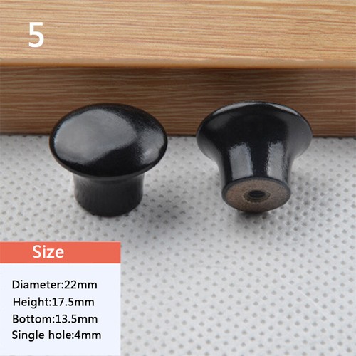 Pine Wooden Round Cabinet Handles Pulls Cupboard Wardrobe Drawer Door Knobs - Picture 17 of 36