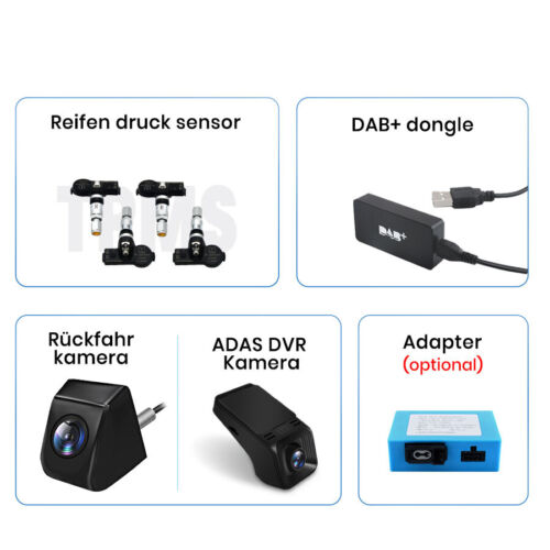 DAB+Box,Reverse camera,ADAS,fiberbox adapter,Tire for android car stereo  - Photo 1/14