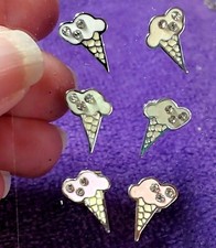 Earrings - Ice Cream Cone Stud - Mix  Match Party Fun Summer Tasty Yummy