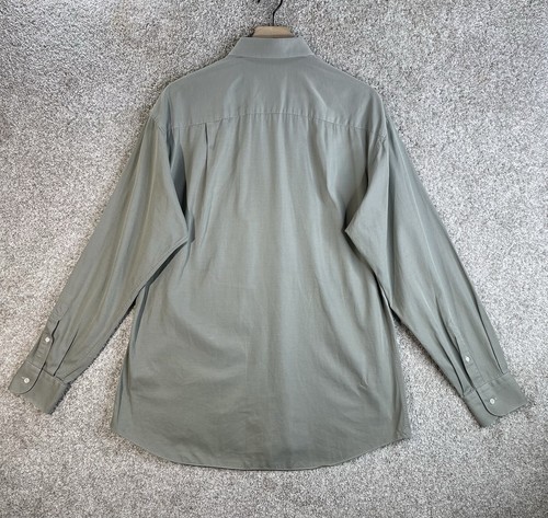 Camisa de vestir Ermenegildo Zegna para hombre 42 16,5 gris a rayas diagonales - Imagen 2 de 7