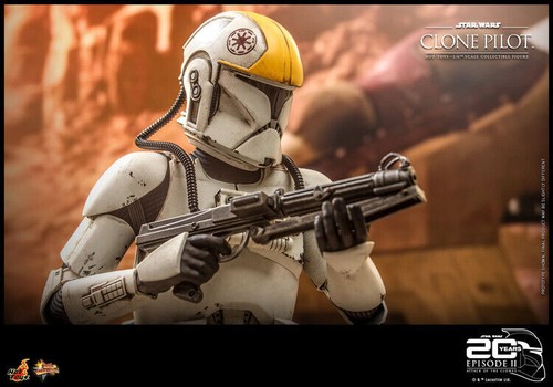 New Hot Toys MMS648 STAR WARS II: ATTACK OF THE CLONES 1/6 CLONE PILOT In Stock - Picture 5 of 12